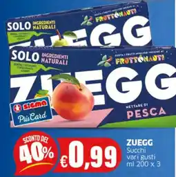 Sigma ZUEGG Succhi offerta