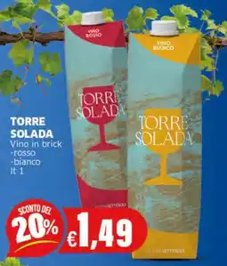 Sigma TORRE SOLADA Vino in brick offerta