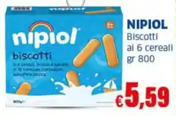 Sigma NIPIOL Biscotti ai 6 cereali offerta