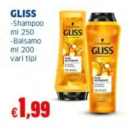 Sigma GLISS -Shampoo -Balsamo offerta