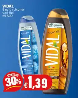 Sigma VIDAL Bagno schiuma offerta