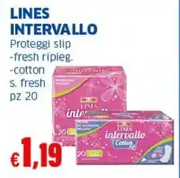 Sigma LINES INTERVALLO Proteggi slip offerta