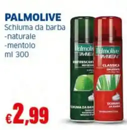 Sigma PALMOLIVE Schiuma da barba -naturale -mentolo offerta