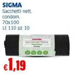Sigma SIGMA Sacchetti nett. condom. offerta