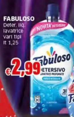 Sigma FABULOSO Deter, liq. lavatrice offerta