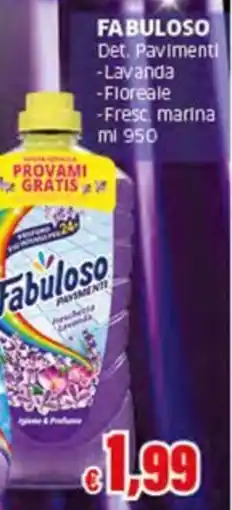 Sigma FABULOSO Det. Pavimenti offerta