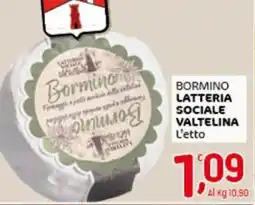Crai Bormino latteria sociale valtelina offerta