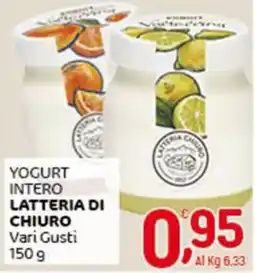 Crai Yogurt intero latteria di chiuro offerta