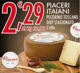 Crai Piaceri itaiani pecorino toscano dop stagionato offerta