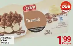 Crai Tiramisu CRAI offerta