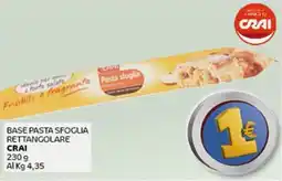 Crai Base pasta sfoglia rettangolare CRAI offerta
