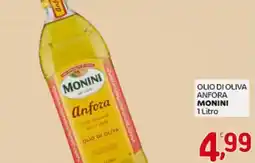 Crai Olio di oliva anfora MONINI offerta