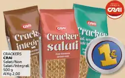Crai Crackers CRAI offerta