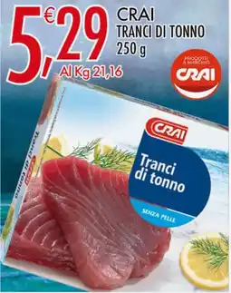 Crai Crai tranci di tonno offerta