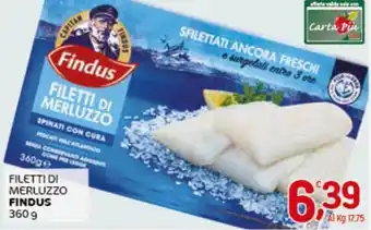 Crai Filetti di merluzzo FINDUS offerta