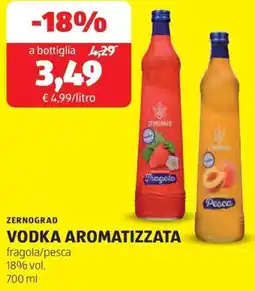 ALDI Zernograd vodka aromatizzata offerta