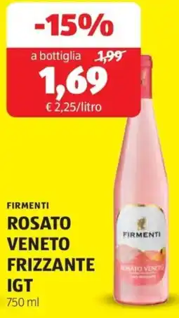 ALDI Firmenti rosato veneto frizzante IGT offerta