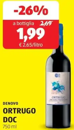 ALDI Denovo ortrugo DOC offerta