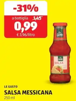 ALDI Le gusto salsa messicana offerta