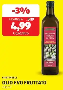 ALDI Cantinelle olio evo fruttato offerta