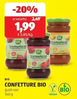 ALDI Confetture bio offerta