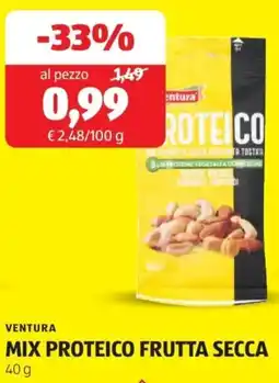 ALDI Ventura mix proteico frutta secca offerta