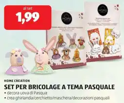 ALDI Home creation set per bricolage a tema pasquale offerta