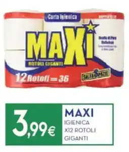 Proshop Maxi igienica x12 rotoli giganti offerta