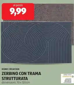 ALDI Home creation zerbino con trama strutturata offerta