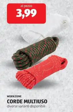 ALDI Workzone corde multiuso offerta