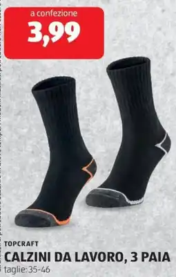 ALDI Topcraft calzini da lavoro, 3 paia offerta