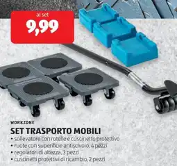 ALDI Workzone set trasporto mobili offerta