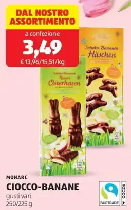 ALDI Monar c ciocco-banane offerta