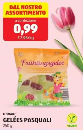 ALDI Monarc gelées pasquali offerta