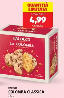ALDI Balocco colomba classica offerta
