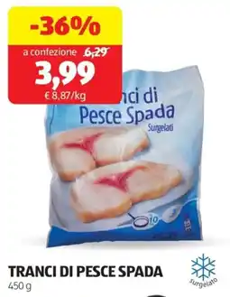 ALDI Tranci di pesce spada offerta
