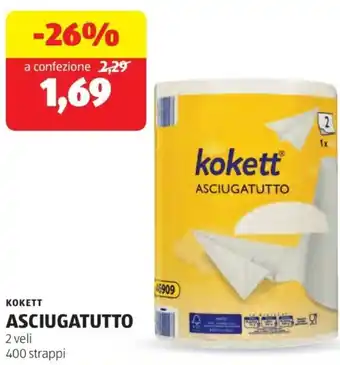 ALDI Kokett asciugatutto offerta