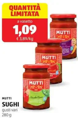 ALDI Mutti sughi offerta