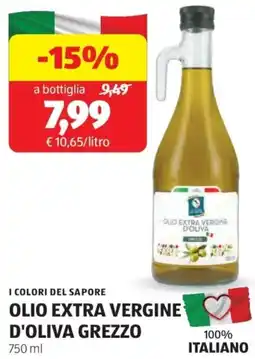 ALDI I colori del sapore olio extra vergine d'oliva grezzo offerta