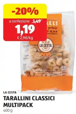 ALDI La cesta tarallini classici multipack offerta