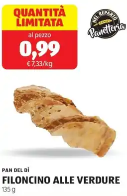 ALDI Pan del dì filoncino alle verdure offerta