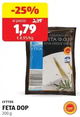 ALDI Lyttos feta DOP offerta