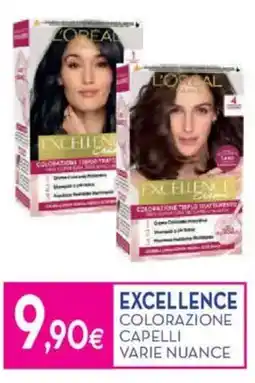 Proshop Excellence colorazione capelli varie nuance offerta