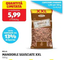 ALDI Bella mandorle sgusciate XXL offerta