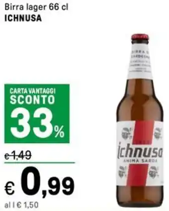 Iper La Grande Birra lager ICHNUSA offerta