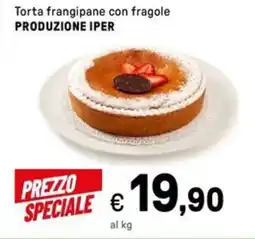Iper La Grande Torta frangipane con fragole PRODUZIONE IPER offerta