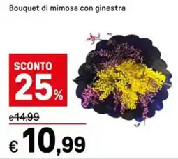 Iper La Grande Bouquet di mimosa con ginestra offerta