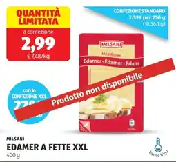 ALDI Milsani edamer a fette XXL offerta