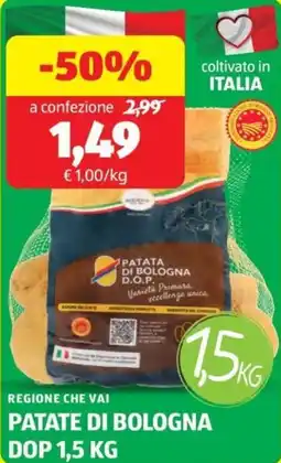 ALDI Regione che vai patata di bologna d.o.p. offerta