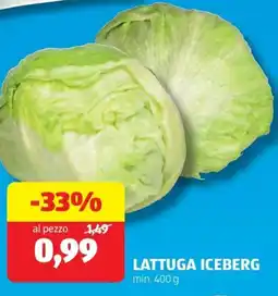 ALDI Lattuga iceberg offerta